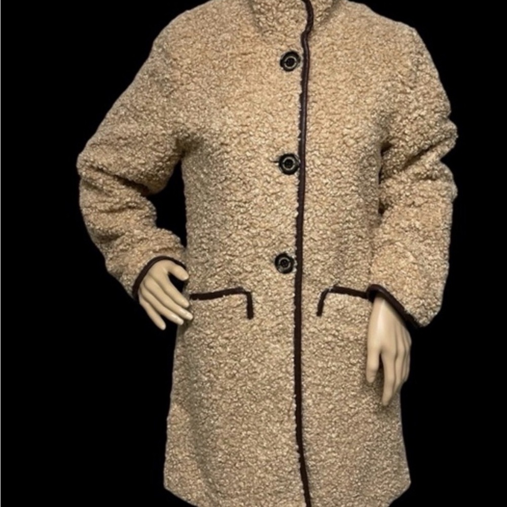 Sam Edelman Women's Teddy Jacket in Brown - Picture 9 of 10